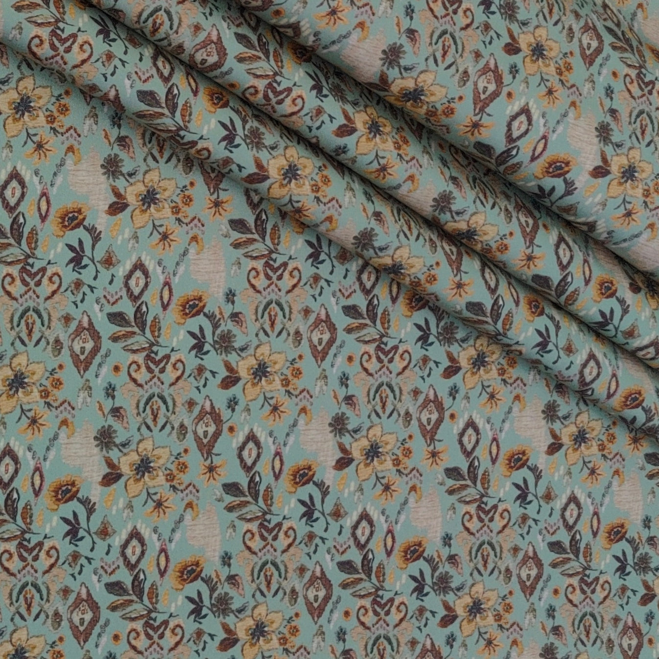 Shirt Fabric Soktas Finest 60s Giza Cotton Digital Print Colour Seafoam Green